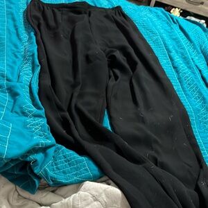 Black Elastic waistband pants size 10